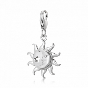 SOFIA strieborný prívesok charm slnko, mesiac a hviezda AEIC2941/R