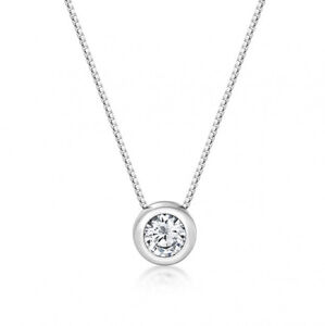 SOFIA strieborný náhrdelník s kruhovým zirkónom YOPE20409