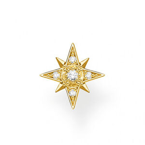 THOMAS SABO kusová náušnica Star gold H2144-414-14