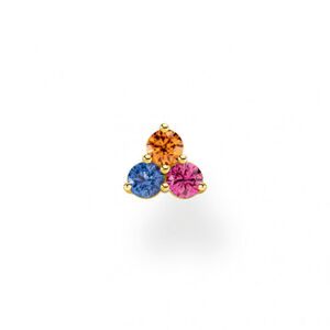 THOMAS SABO kusová náušnica Colourful stones gold H2138-488-7