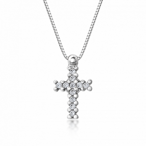 SOFIA zlatý náhrdelník s krížikom FA766762WG