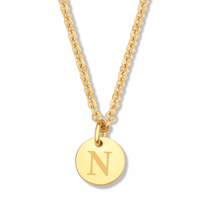 CO88 oceľový náhrdelník s písmenom N C88CN-26151