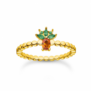 THOMAS SABO prsteň Pineapple gold TR2352-472-7