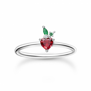 THOMAS SABO prsteň Strawberry silver TR2350-699-7