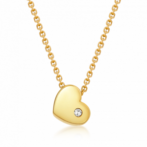 SOFIA zlatý náhrdelník so srdiečkom PAK12111G