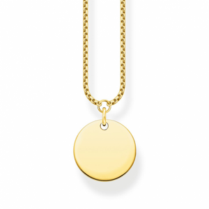 THOMAS SABO náhrdelník Disc gold KE1958-413-39