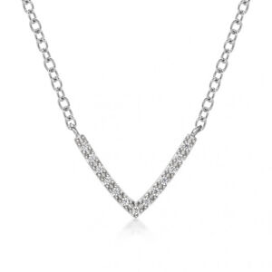 SOFIA strieborný náhrdelník so zirkónmi AEAN0606Z/R42+5