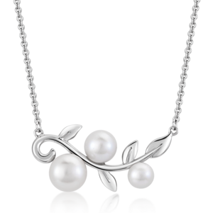 SOFIA strieborný náhrdelník s perlami WWPS170017N-1