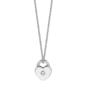 ESPRIT strieborný náhrdelník so srdiečkovým zámkom ESNL01171142