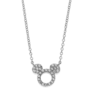 DISNEY strieborný náhrdelník Mickey N901464RZWL-18