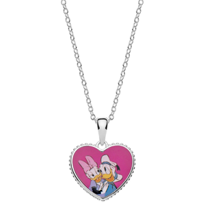 DISNEY strieborný náhrdelník Donald a Daisy CS00025SL-P.CS