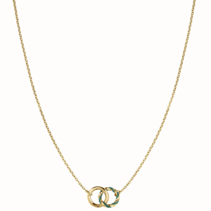 ROSEFIELD náhrdelník spojené kruhy JNEDG-J714