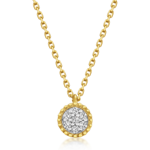 SOFIA DIAMONDS zlatý náhrdelník s diamantmi 0,11 ct GEMCS32198-32
