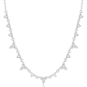 SOFIA strieborný náhrdelník so zirkónmi IS028CT431RHWH