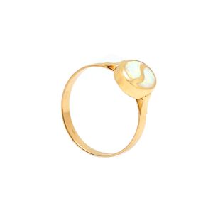 Zlatý prsteň ENYS s opálom