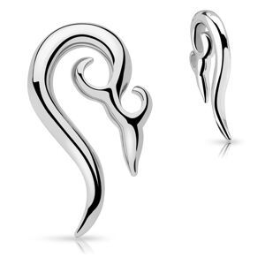 Piercing do ucha z chirurgickej ocele - ornamentálna špirála - Hrúbka piercingu: 4 mm